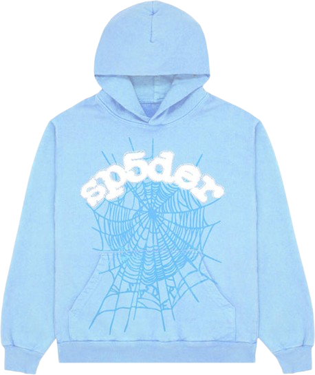 Sp5der Web Hoodie “Sky Blue"